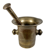 Brass Pestle and Mortar