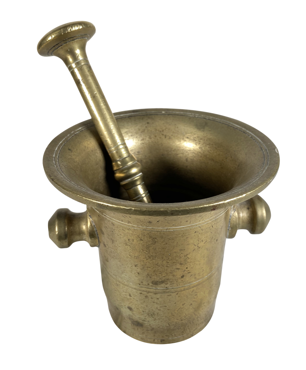 Brass Pestle and Mortar