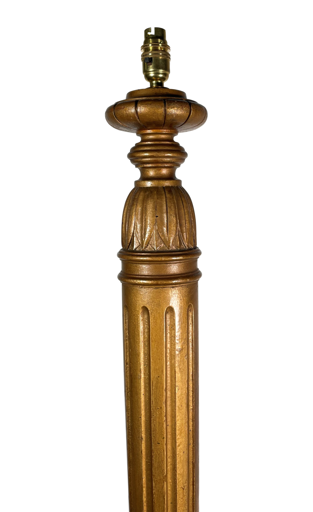 Carved Giltwood Floor Lamp
