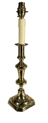 Brass Candlestick Table Lamp