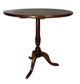 George III Mahogany and Elm Tripod Table