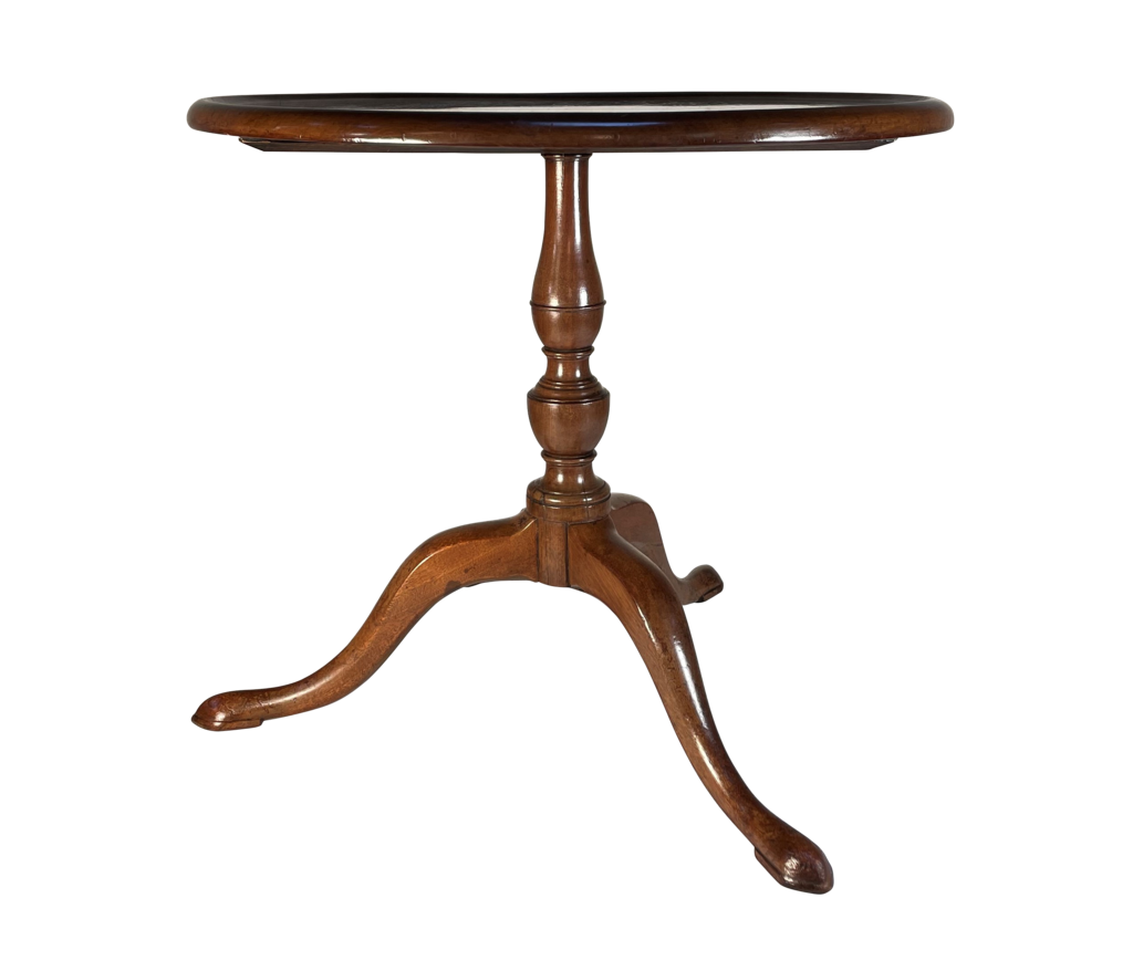 Mahogany Dish Top Pedestal Table