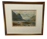 Watercolour of Highland Scene