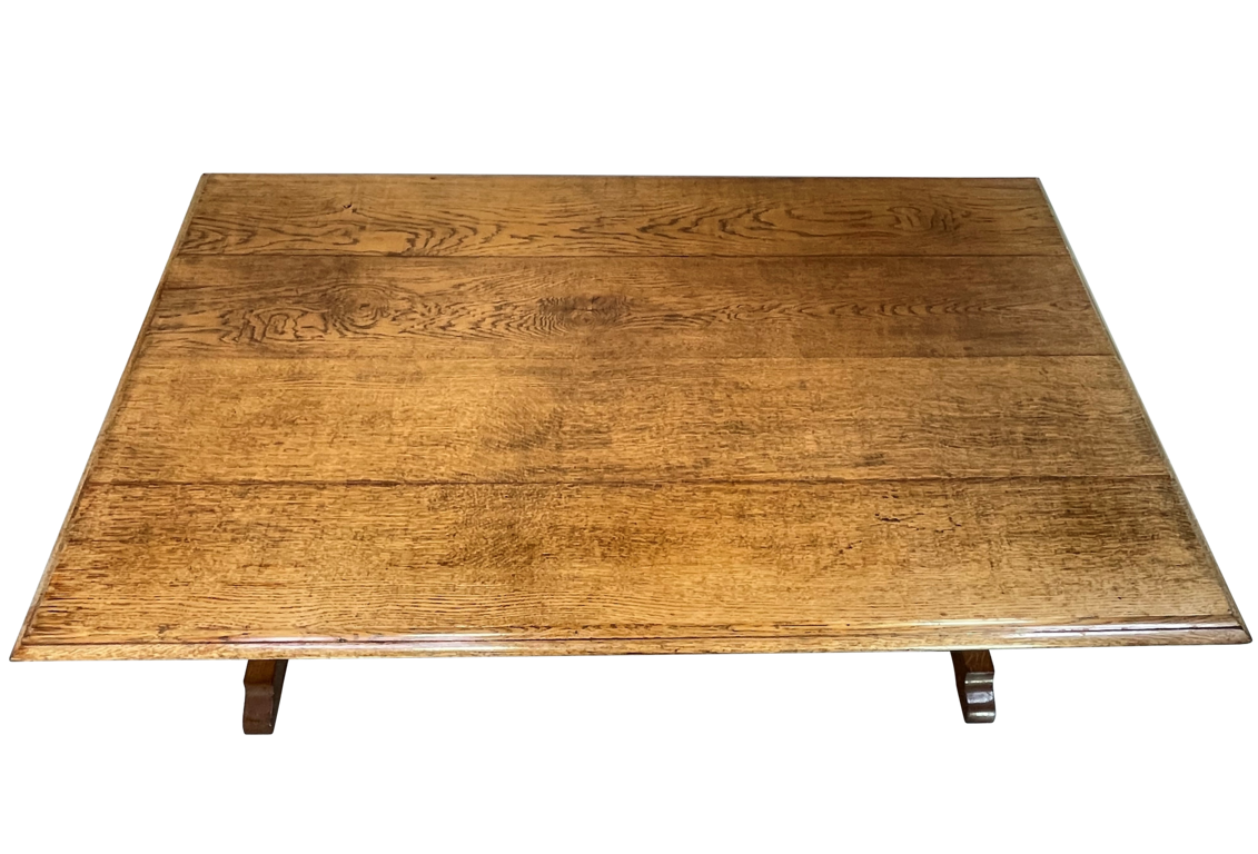 Edwardian Oak Refectory Table