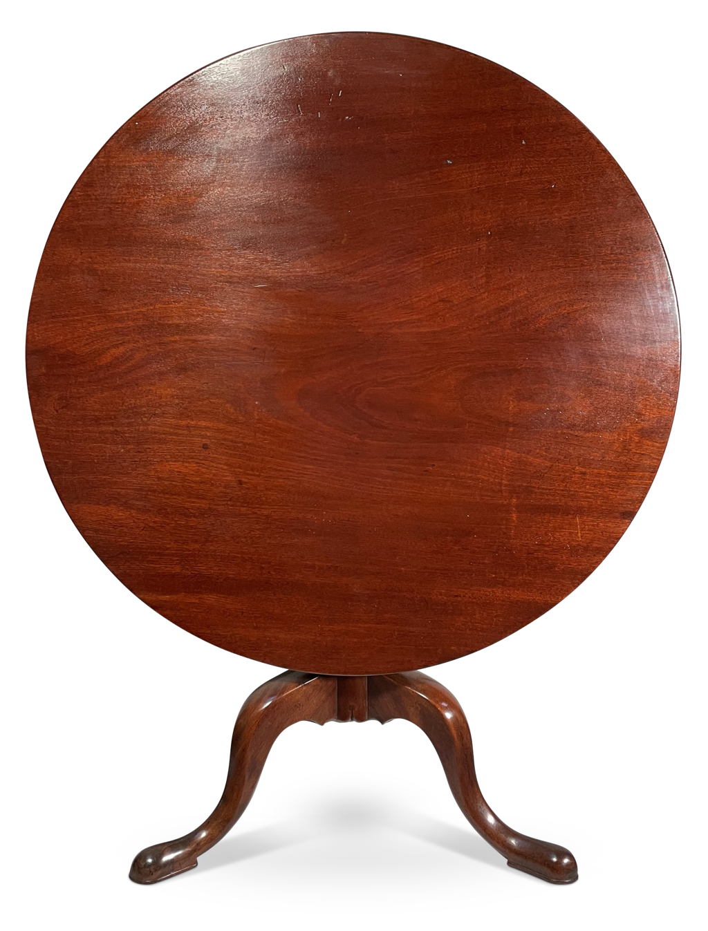Mahogany Tilt Top Pedestal Table