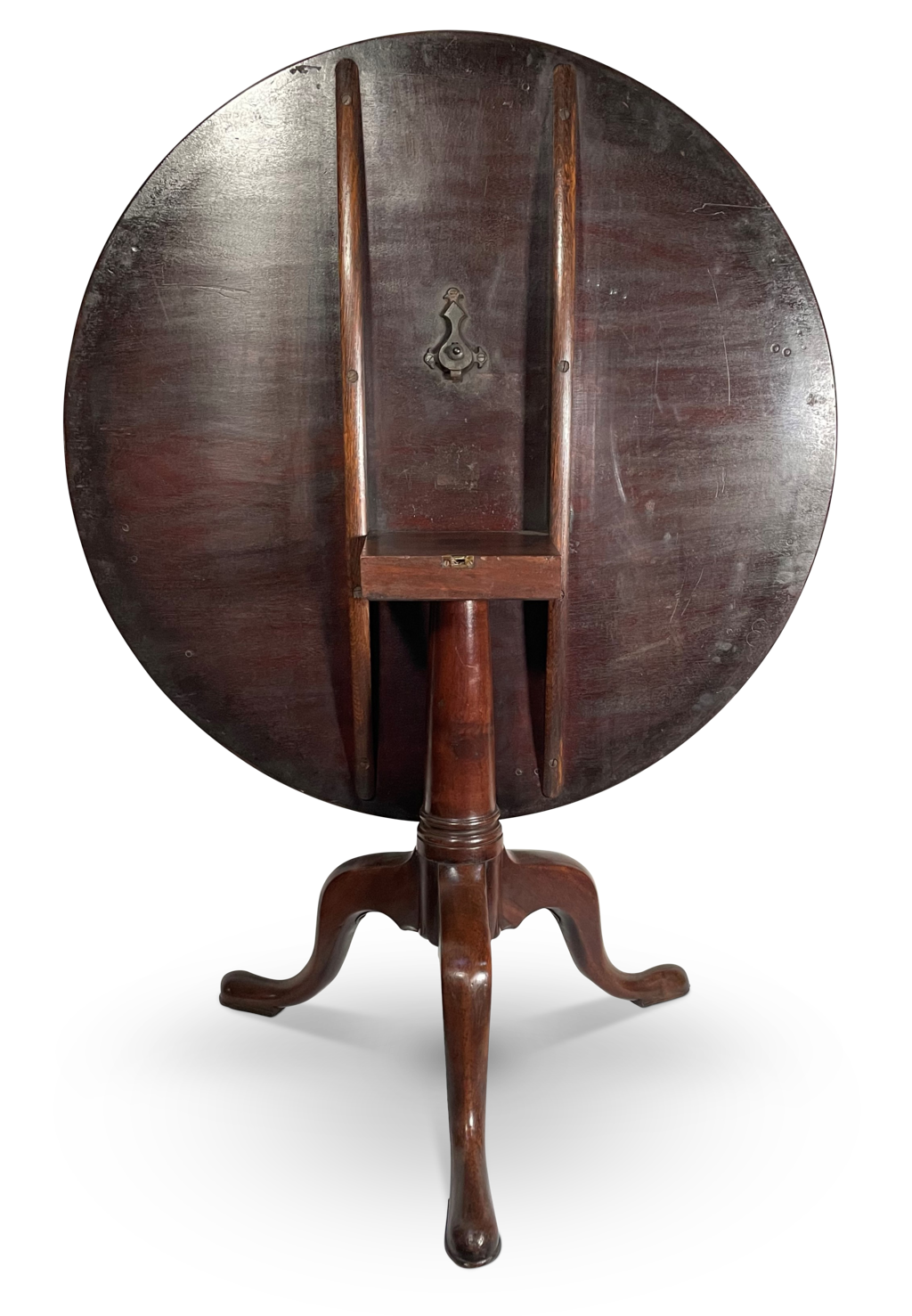 Mahogany Tilt Top Pedestal Table