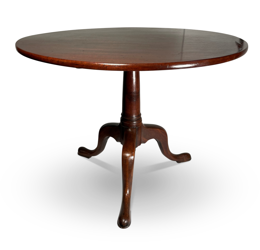 Mahogany Tilt Top Pedestal Table