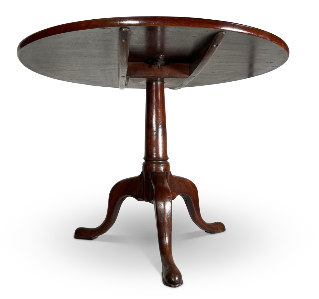 Mahogany Tilt Top Pedestal Table