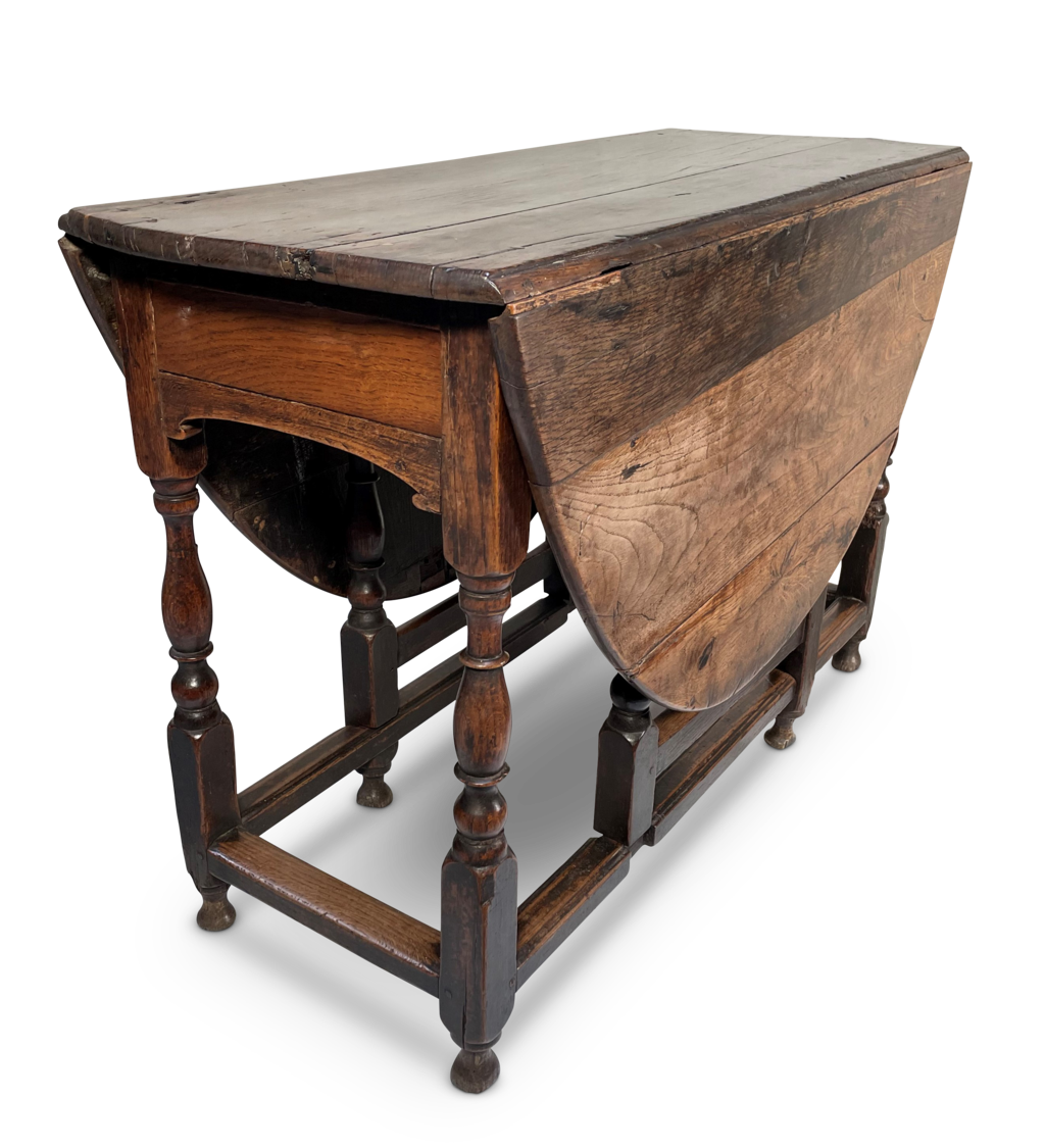 Oak and Elm Country Gateleg Table