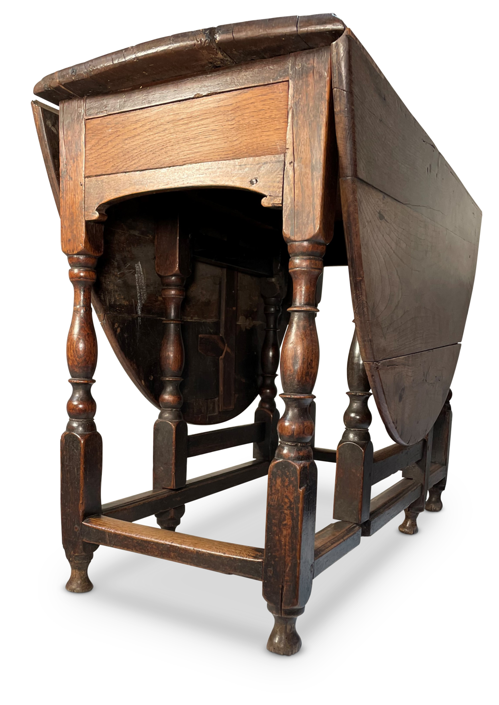 Oak and Elm Country Gateleg Table