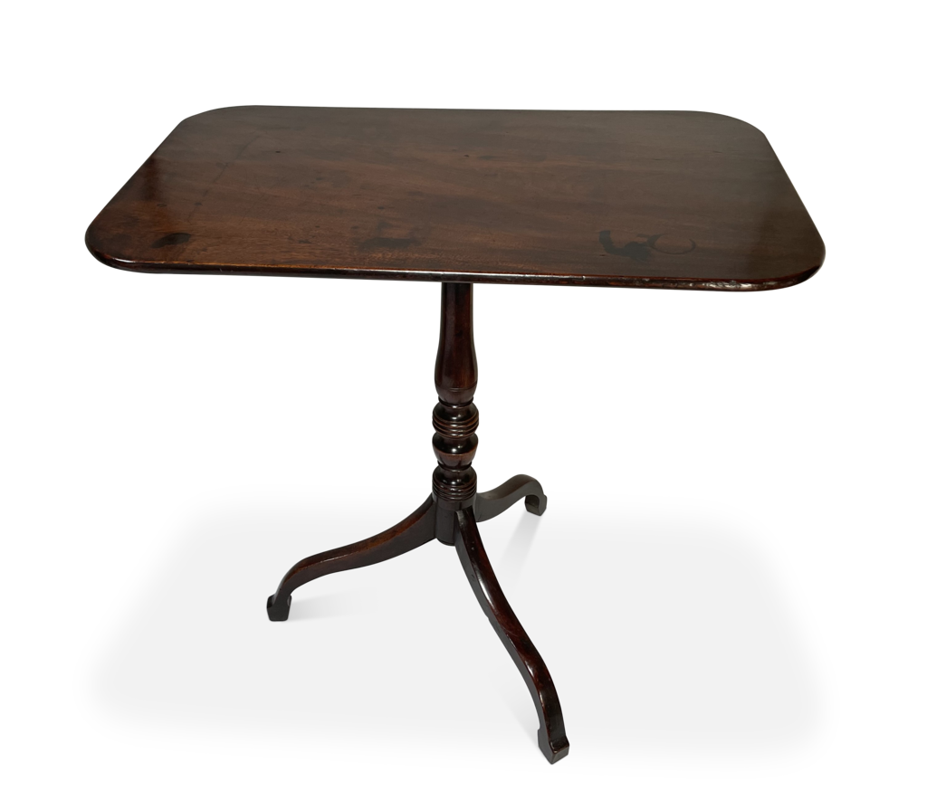 Rectangular George III Tilt Top Tripod Table