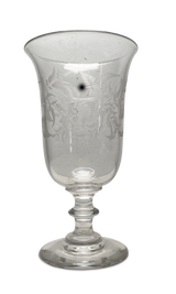 Etched Celery Glass