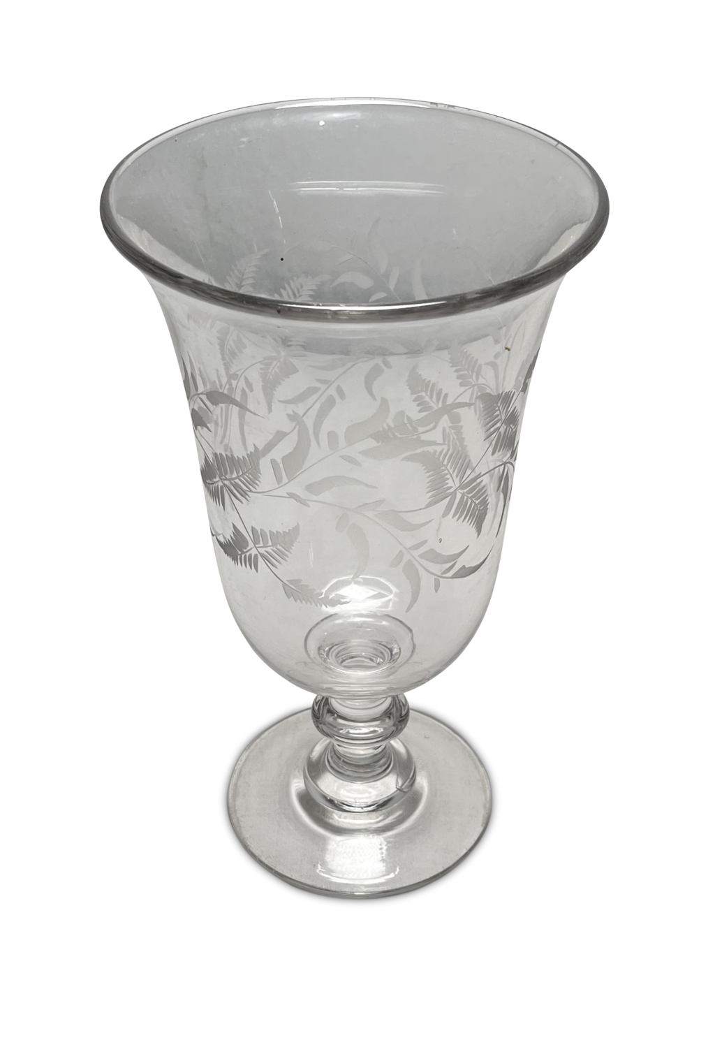 Etched Celery Glass