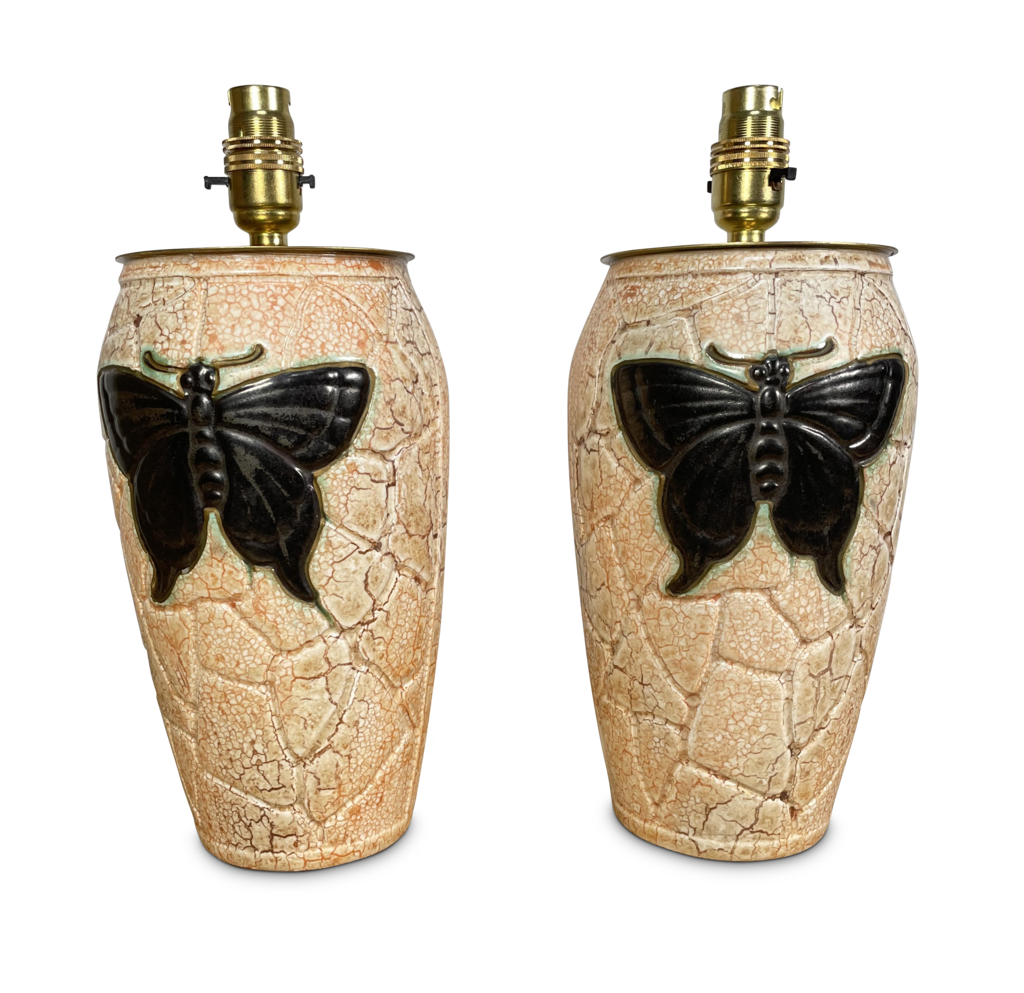 Butterfly Vase Lamps