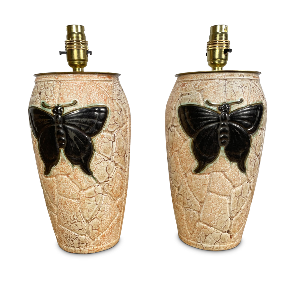 Butterfly Vase Lamps