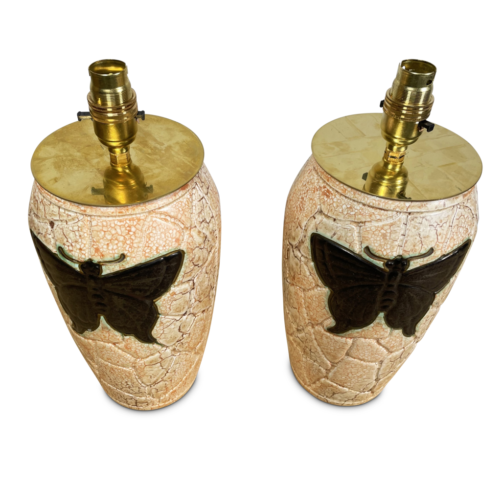 Butterfly Vase Lamps