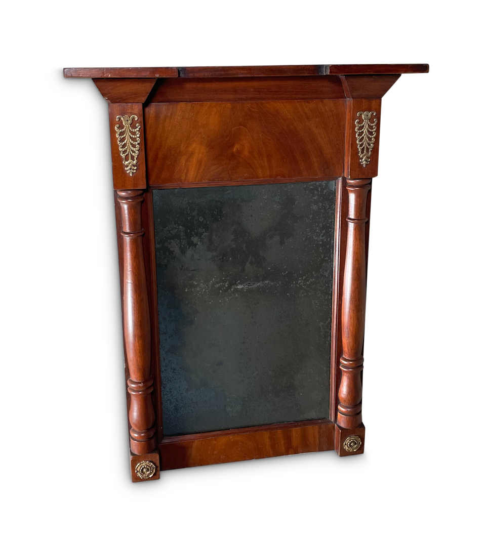 Empire Walnut Pier Mirror with Original Mercury Plate