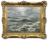 Oil of Stormy Seascape