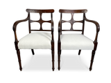 Walnut Elbow Chairs