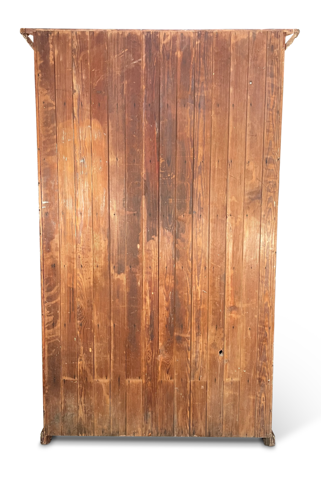 Pitch Pine Four Doored Chapel Cupboard
