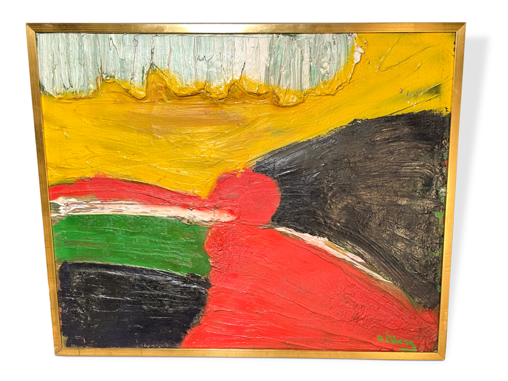 Large Abstract Oil by Bengt Aberg