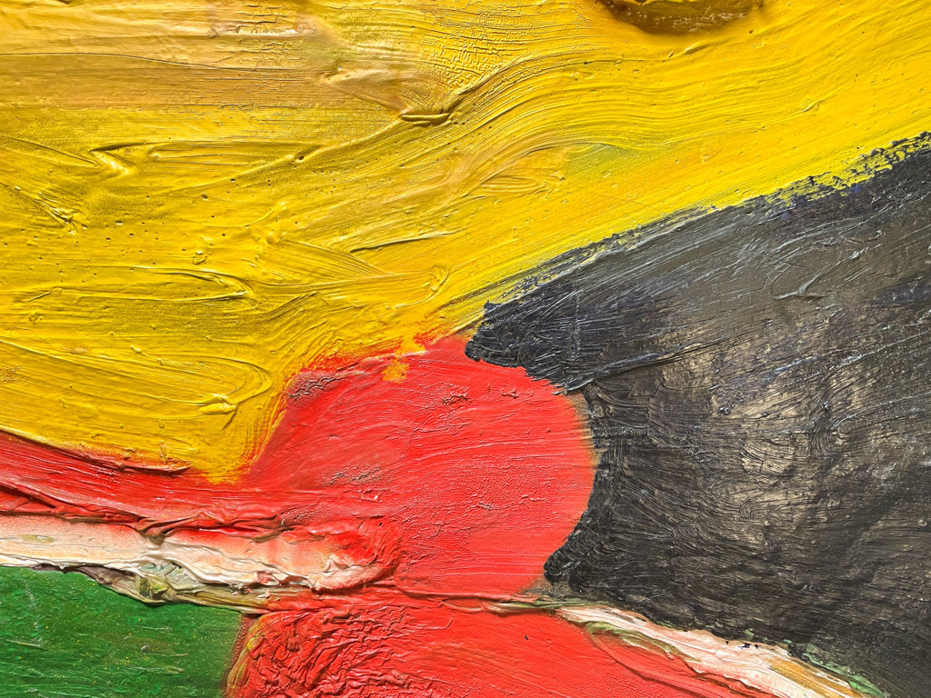Large Abstract Oil by Bengt Aberg