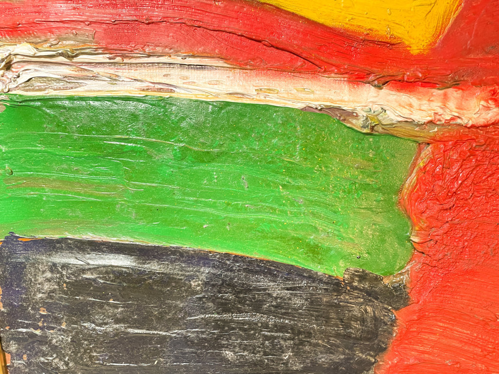 Large Abstract Oil by Bengt Aberg