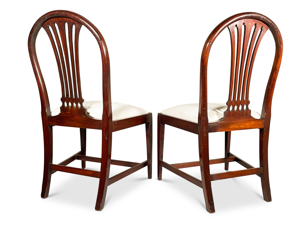 Set of Four Hepplewhite Style Chairs