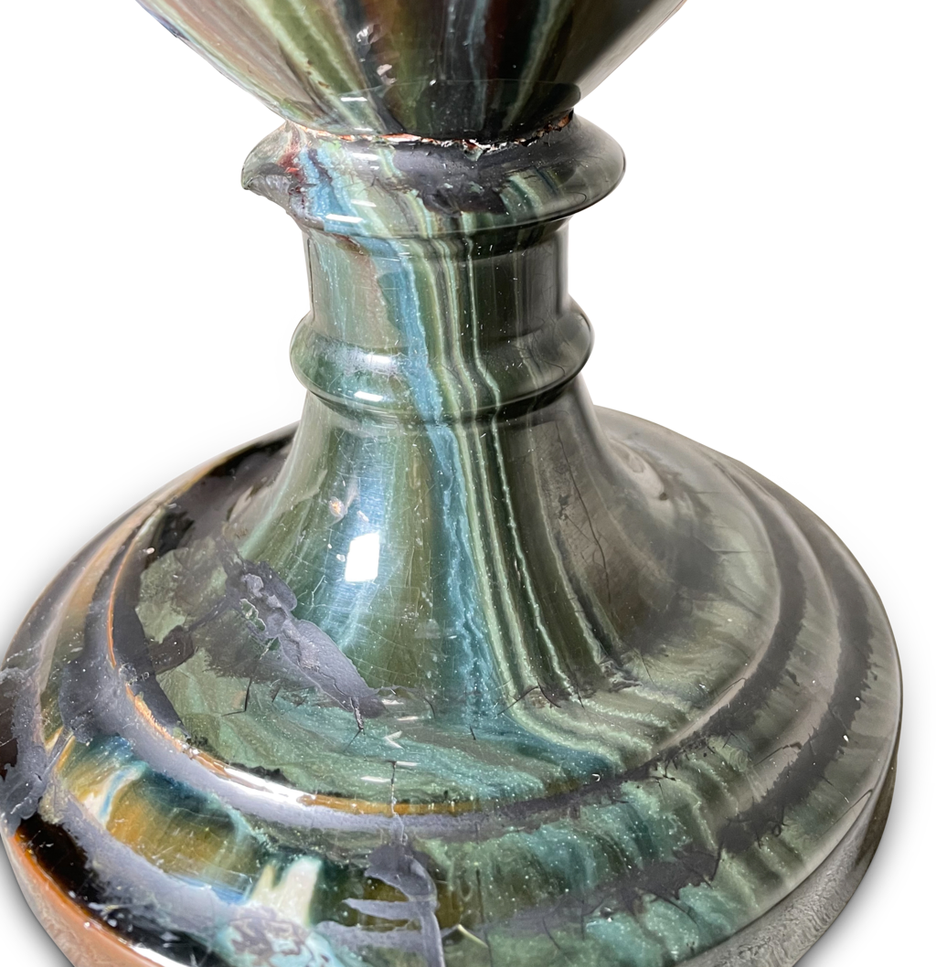 Pair of Pottery Vase Table Lamps