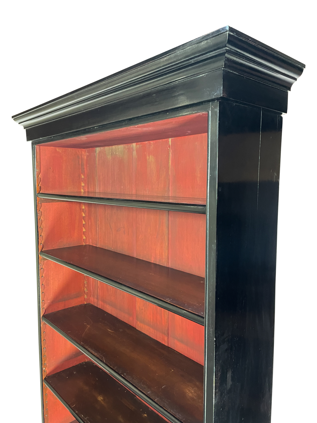 Ebonised Victorian Bookcase
