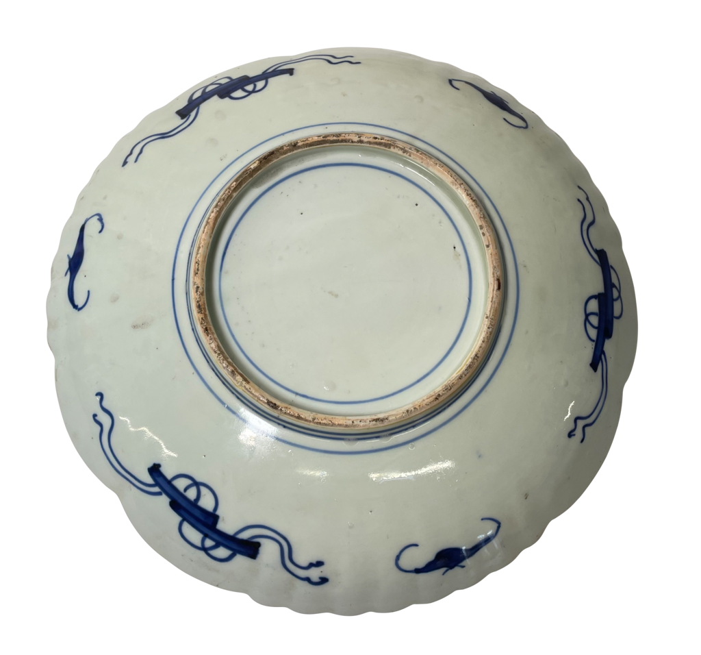 Meiji Period Imari Scallop Edged Charger