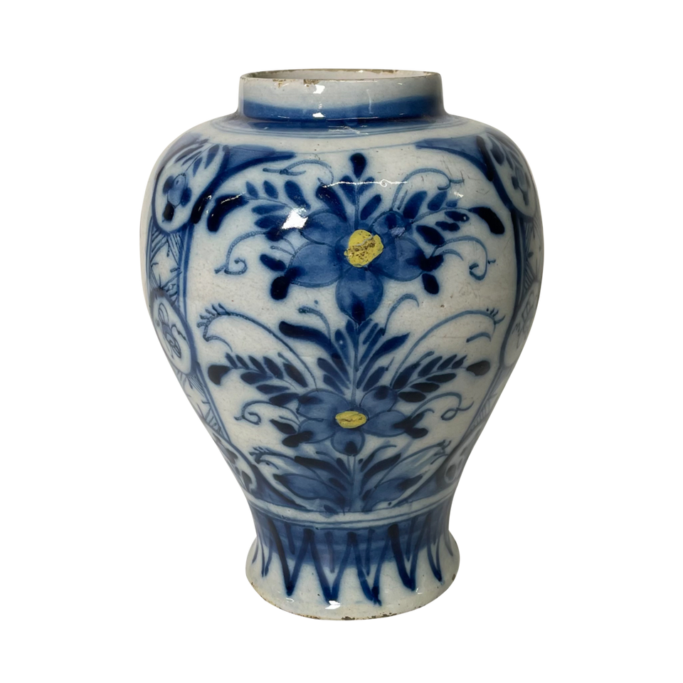 Blue and White Delft Vase