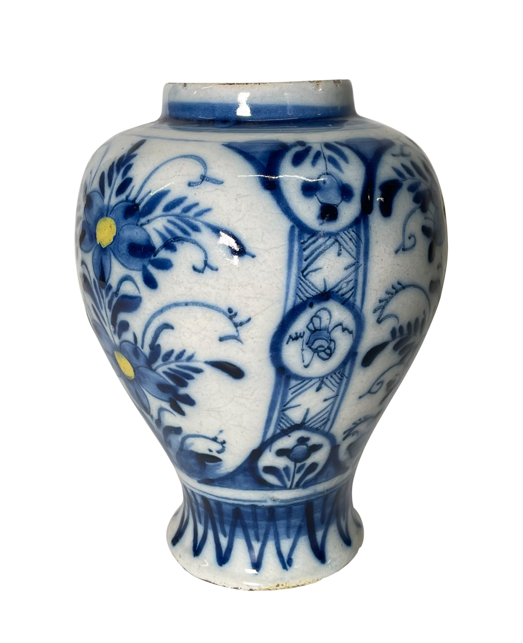 Blue and White Delft Vase