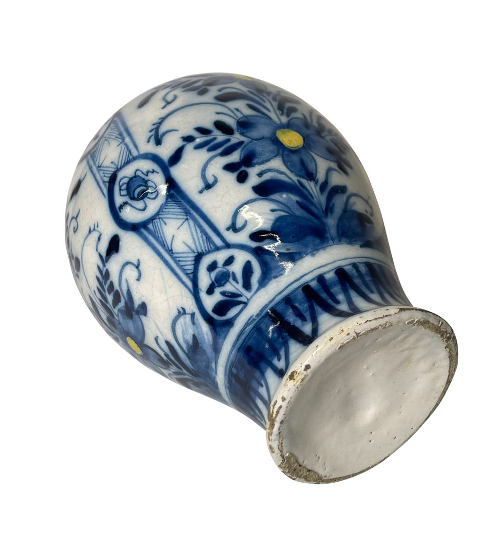 Blue and White Delft Vase