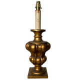 Giltwood Bulbous Table Lamp