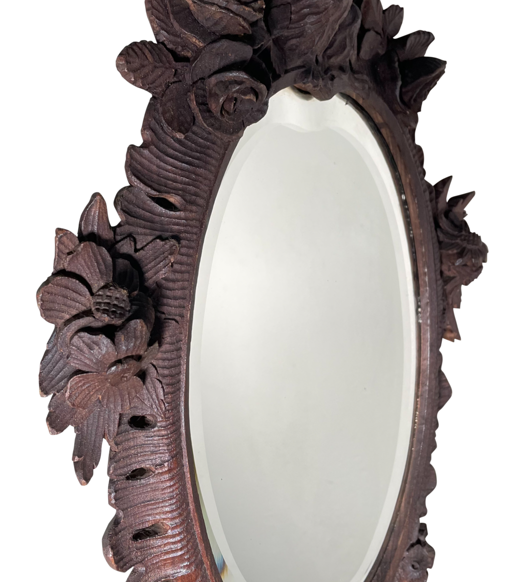 Blackforest Carved Framed Mirror