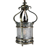 Arts and Crafts Brass Hall Lantern