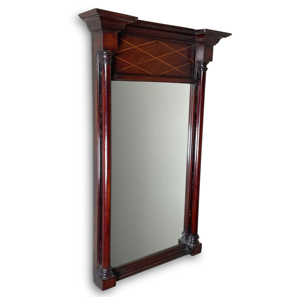 George III Mahogany Pier Mirror