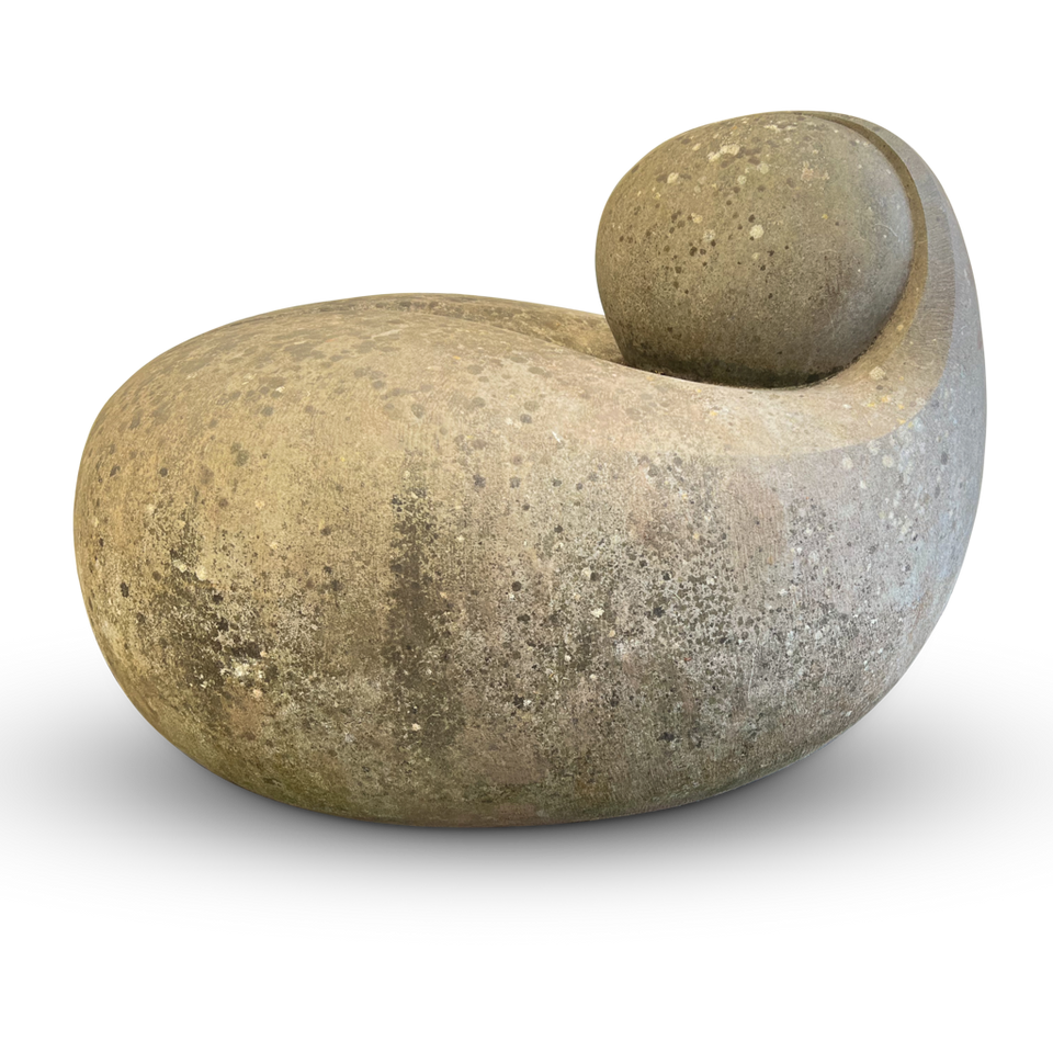 Hand Carved Abstract Stone Sculpture
