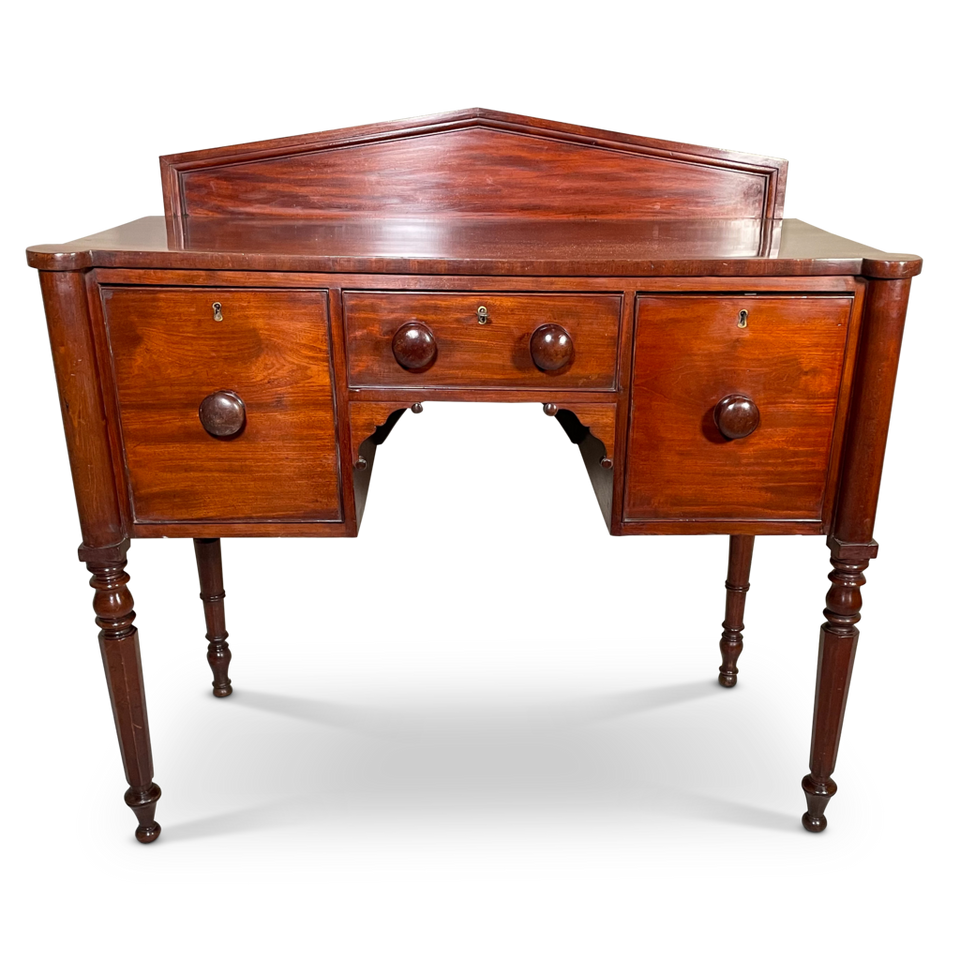 George III Mahogany Sideboard with Three Drawers