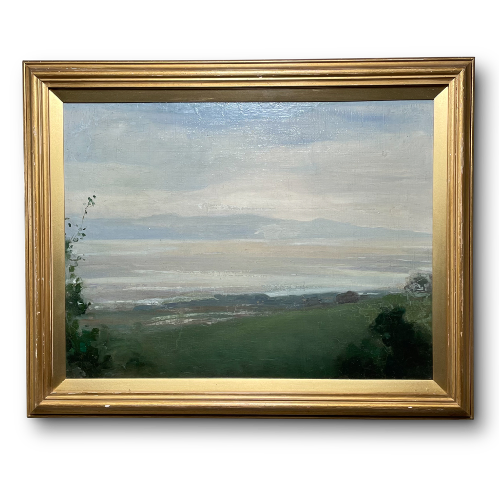 Oil on Canvas of Coastal Scene