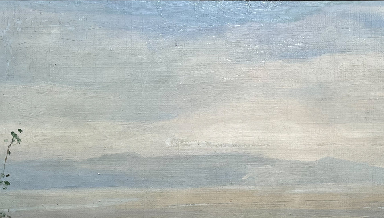 Oil on Canvas of Coastal Scene