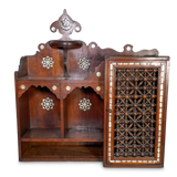 North African Hardwood Wall Cabinet