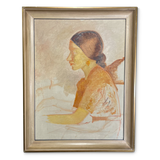 Unfinished Artist Self Portrait of Paivio Westerlund Knighton
