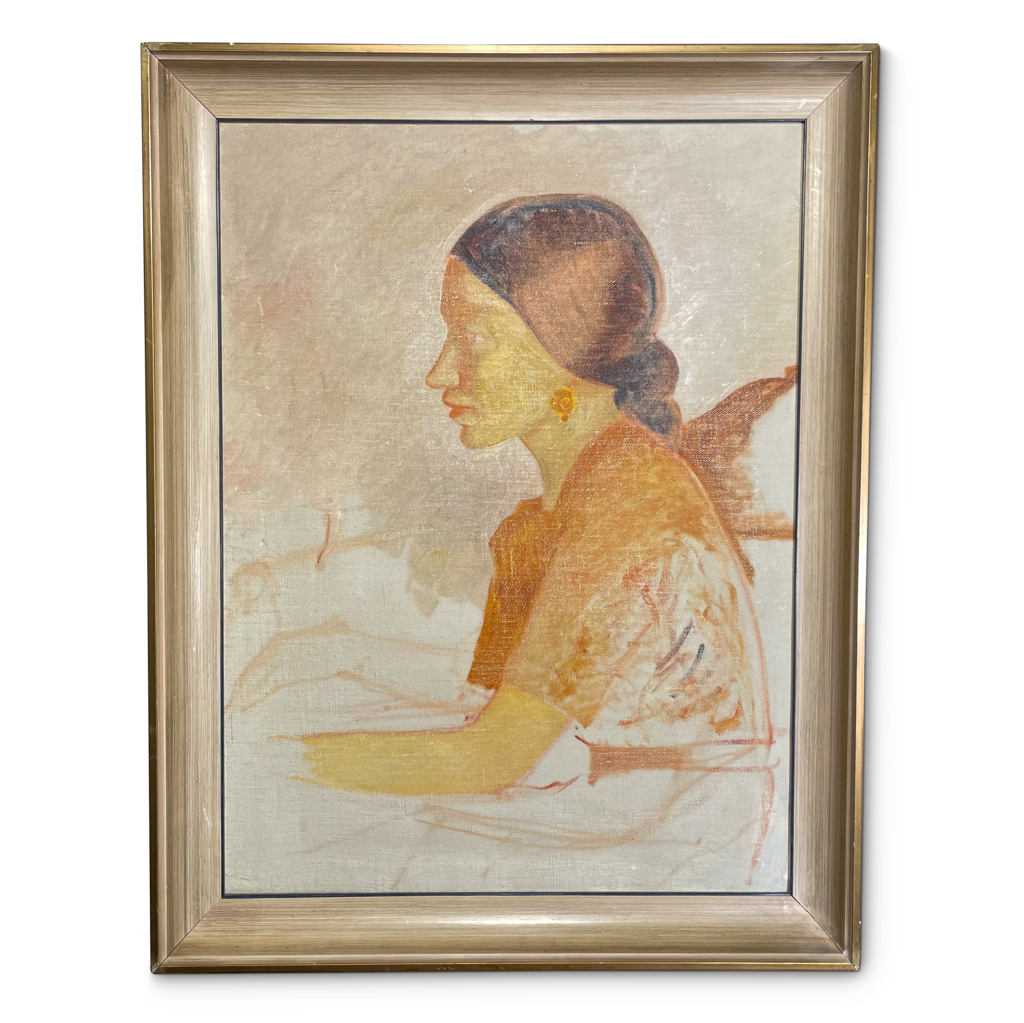 Unfinished Artist Self Portrait of Paivio Westerlund Knighton