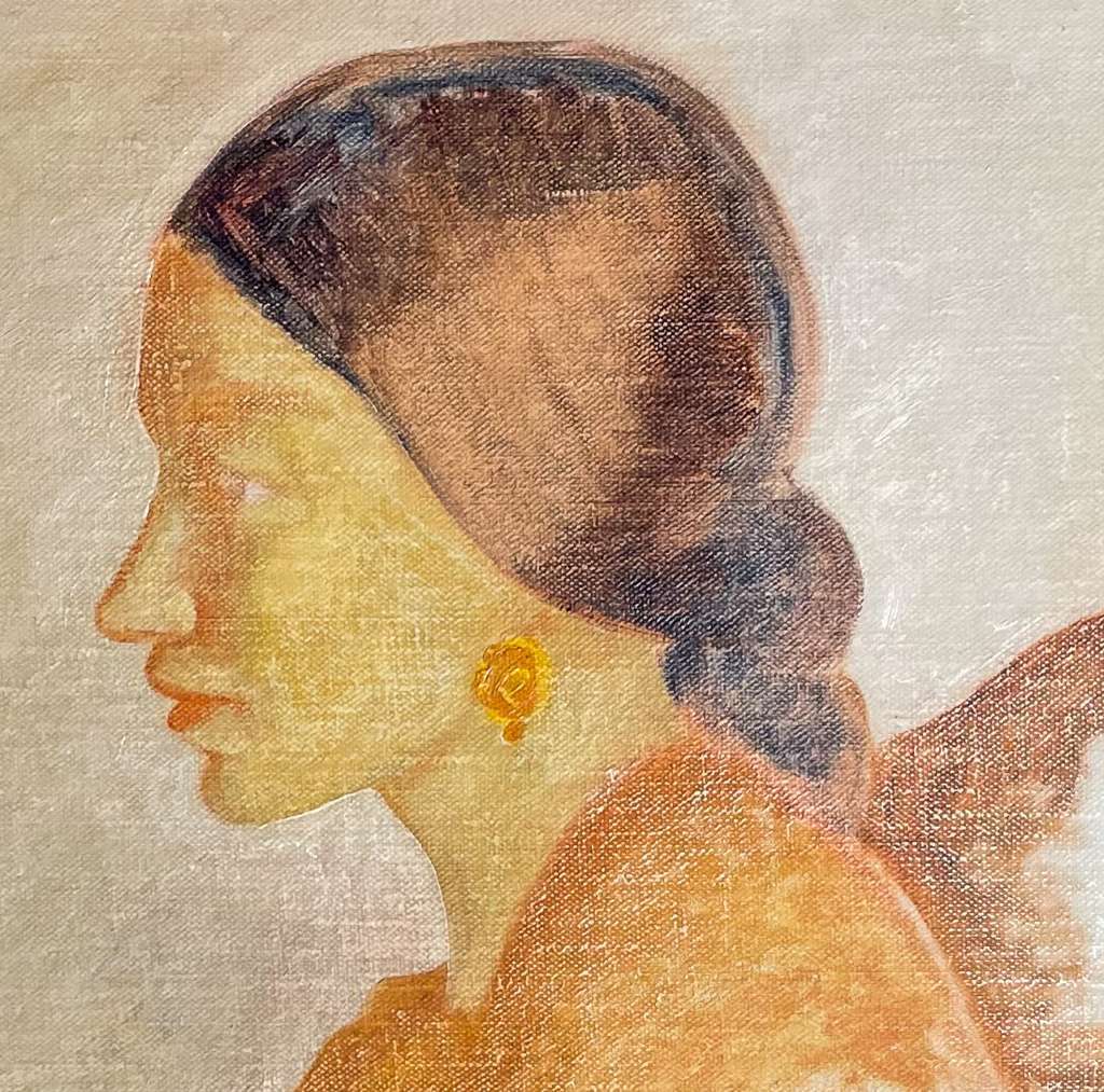 Unfinished Artist Self Portrait of Paivio Westerlund Knighton