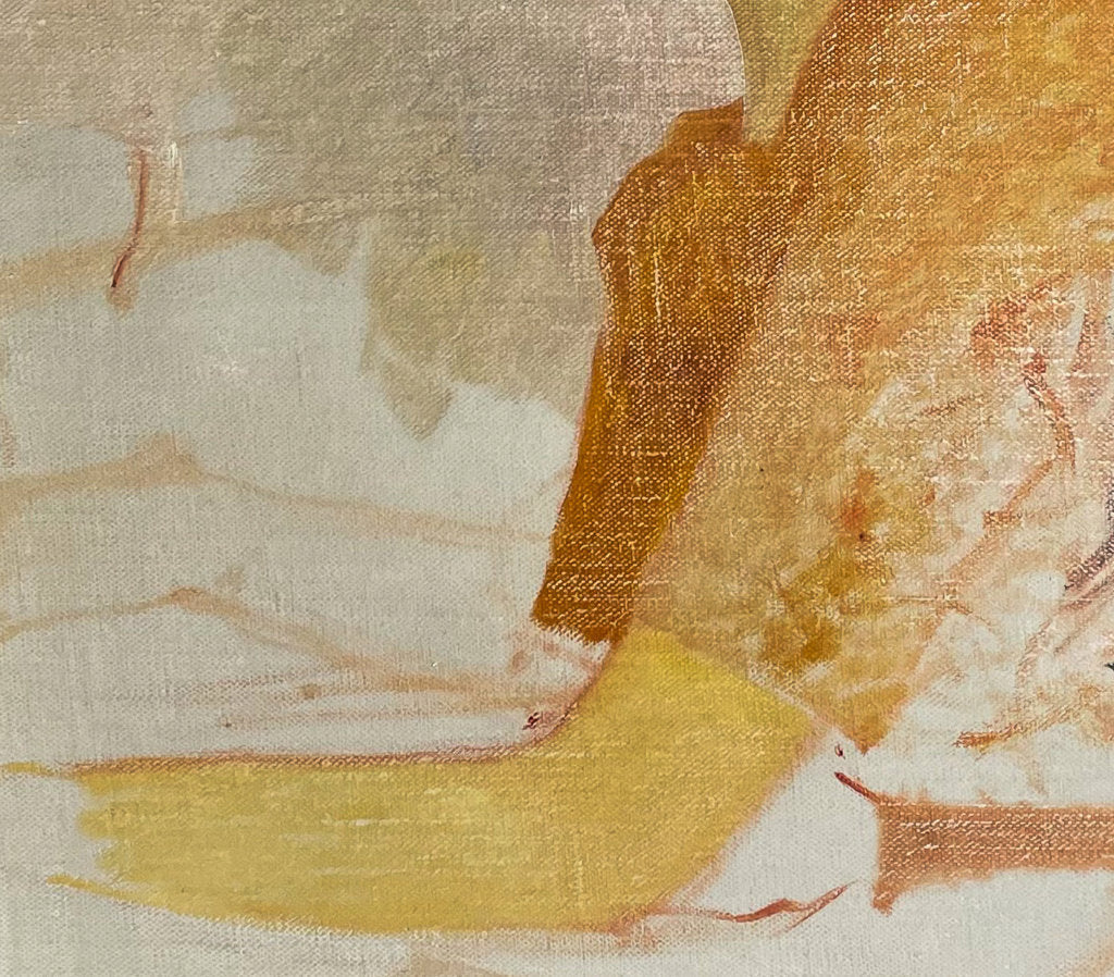 Unfinished Artist Self Portrait of Paivio Westerlund Knighton