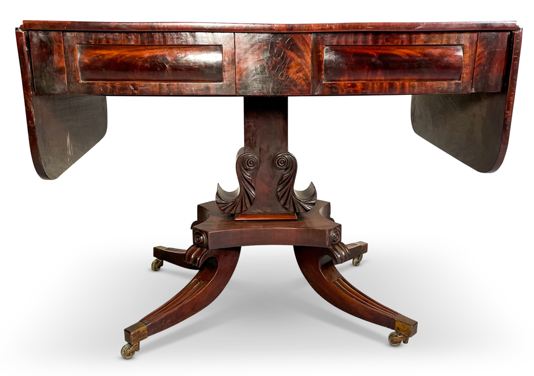 Regency Mahogany Sofa Table