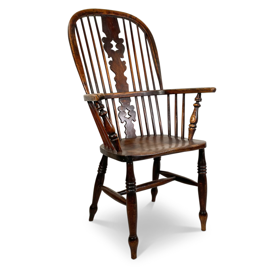 Ash and Elm Windsor Arm Chair