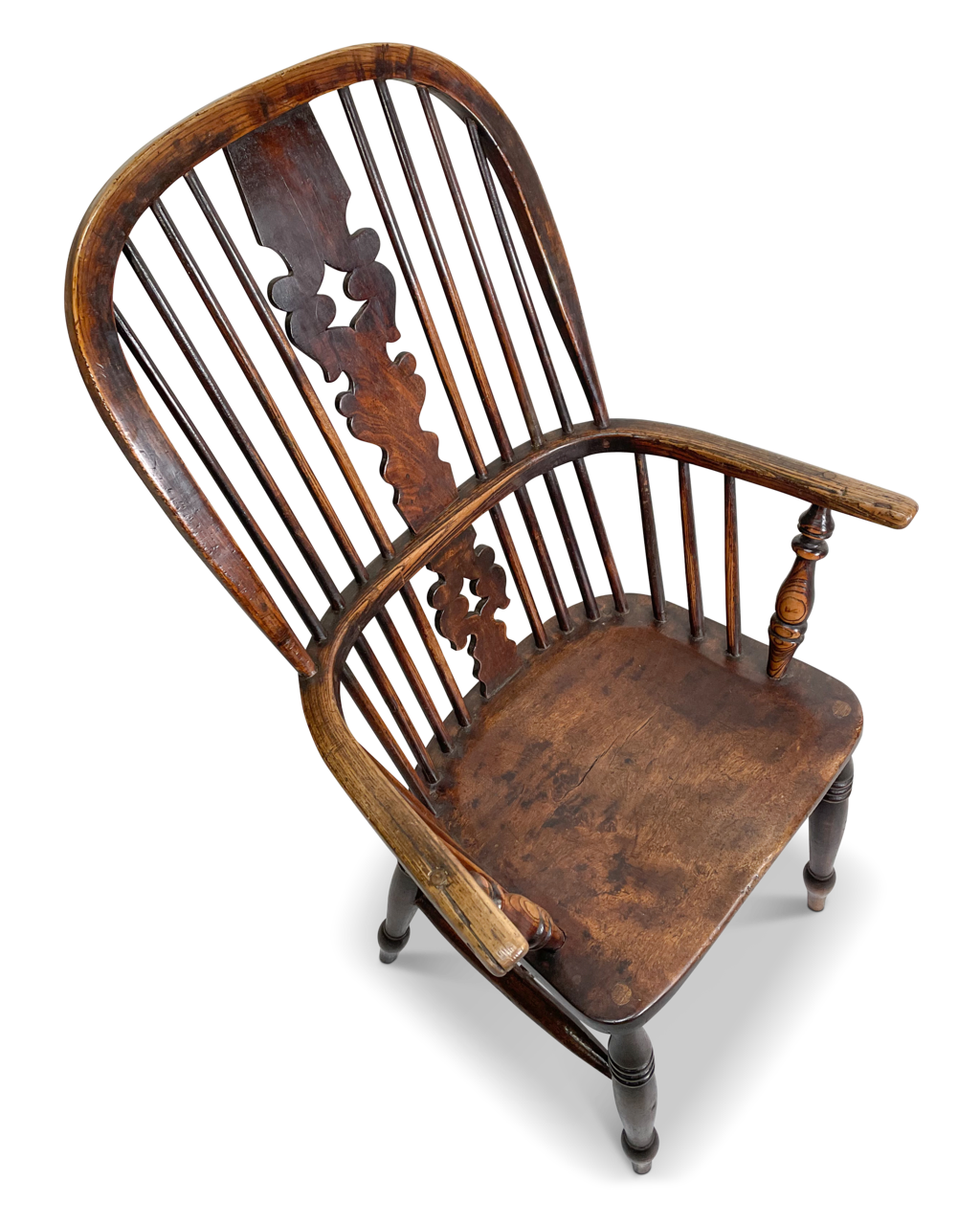 Ash and Elm Windsor Arm Chair